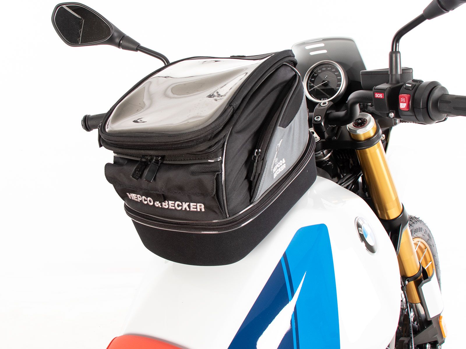 Anello serbatoio di base con blocco borsa serbatoio per BMW R 12 G/S (25-) Hepco & Becker