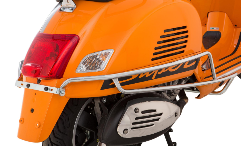 Coperchio laterale posteriore per Vespa GTS /GTS Super /GTV /GT 60, 125-300ccm, cromo