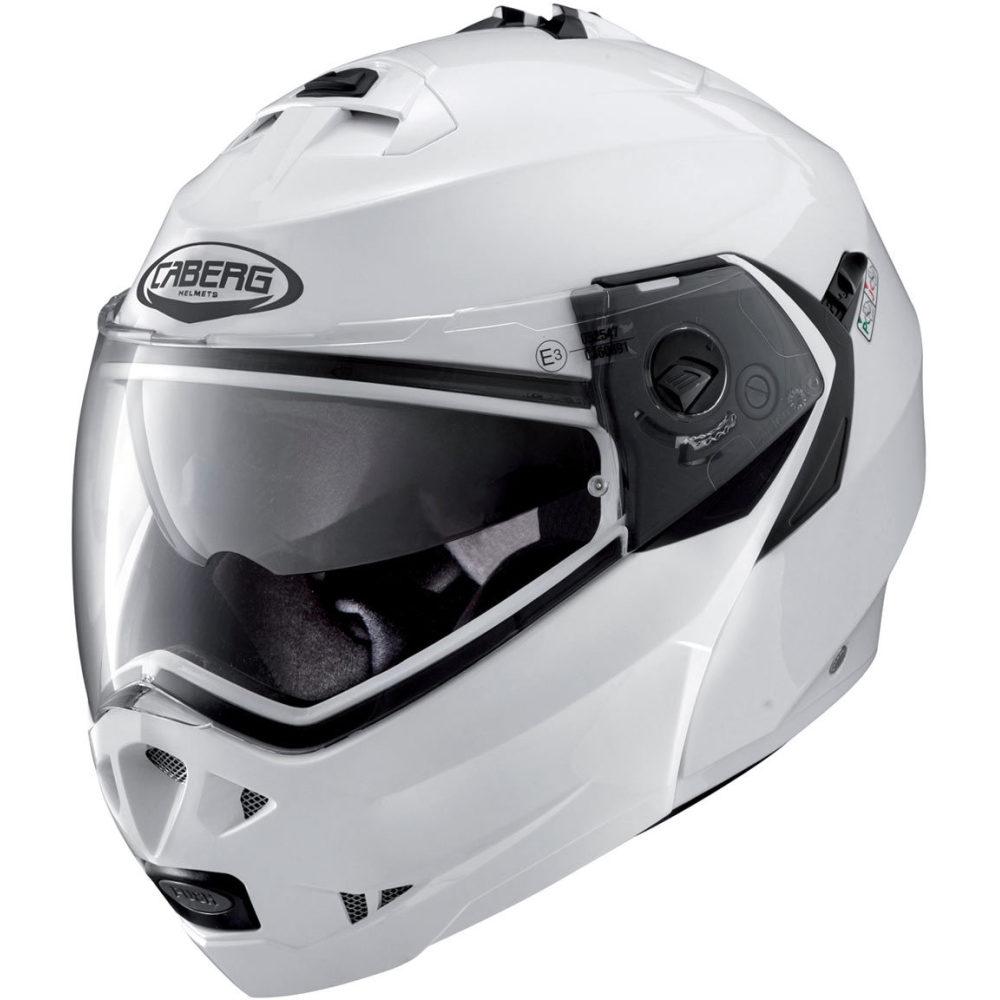 Casco Caberg Duke II, bianco metallizzato