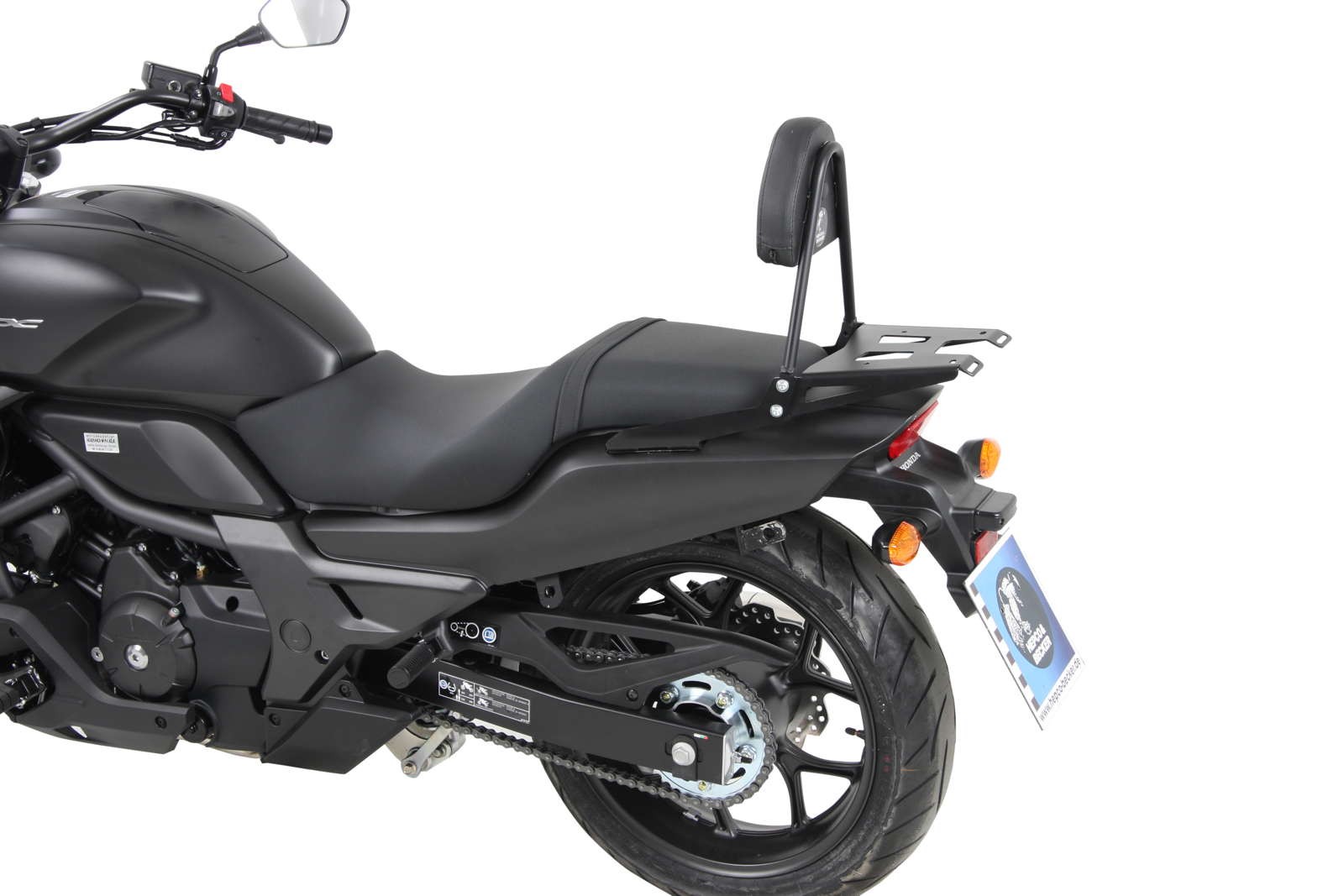 Sissybar con portapacchi nero per Honda CTX 700 /N /DCT (14-17) Hepco & Becker