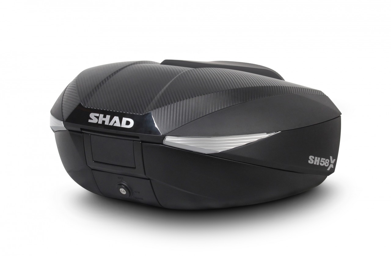 Baule Shad SH58X, effetto carbonio / nero, 58 l