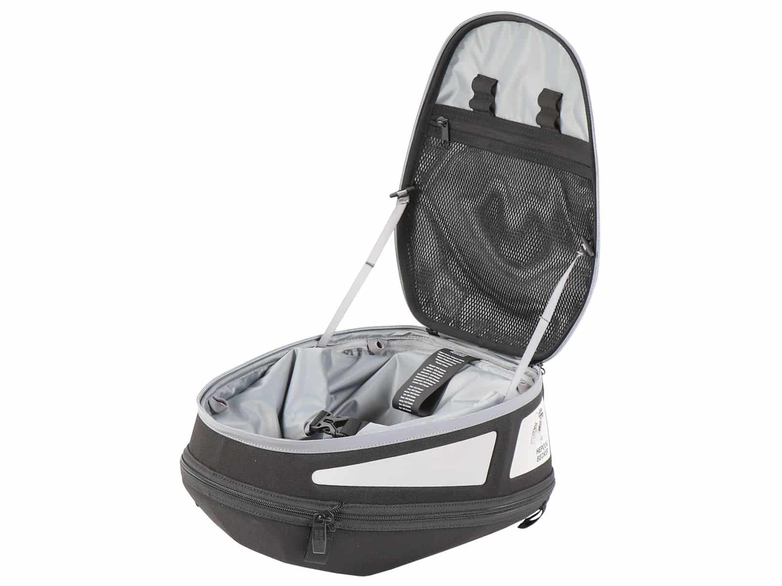 Royster Rearbag Sport borsa posteriore nera/grigia con attacco base Hepco & Becker