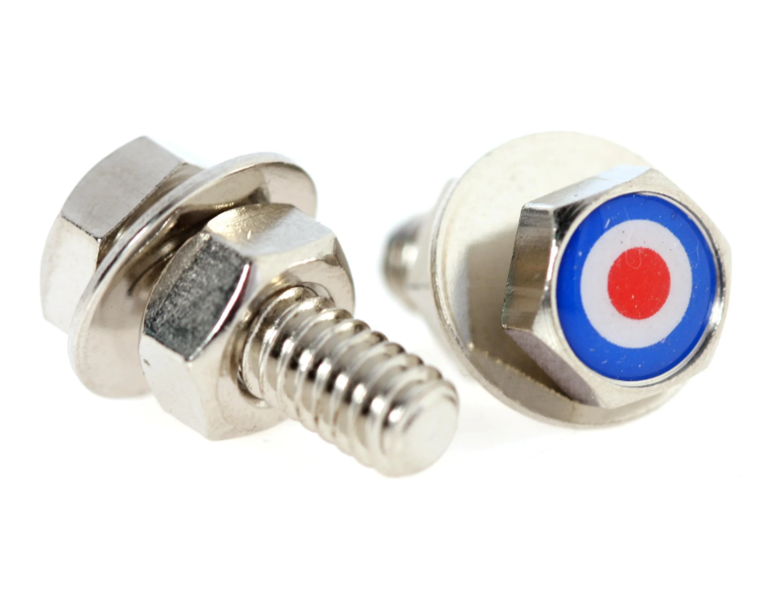 Vite numero piastra/supporto "SIP TARGET" per Vespa, esagonale, M6x20 mm