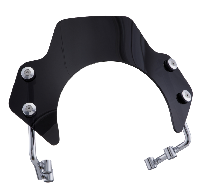 Zanzariera per Vespa PX 80-200ccm, supporto argento, nero oscurato