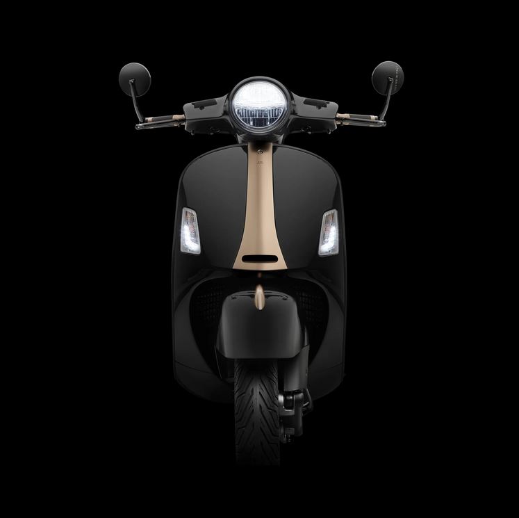 Leva sportiva RIZOMA 3D, sinistra per Vespa GTS/GTS Super/GTV/GT (-'22), anodizzata nera