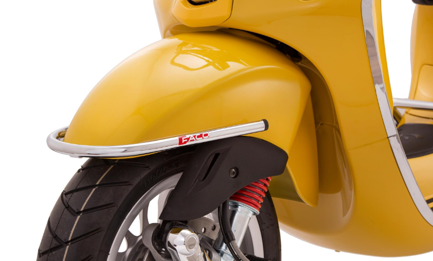 Paraurti anteriore per Vespa LX/LXV/S/Primavera/Sprint/Elettrica 50-150ccm, cromato