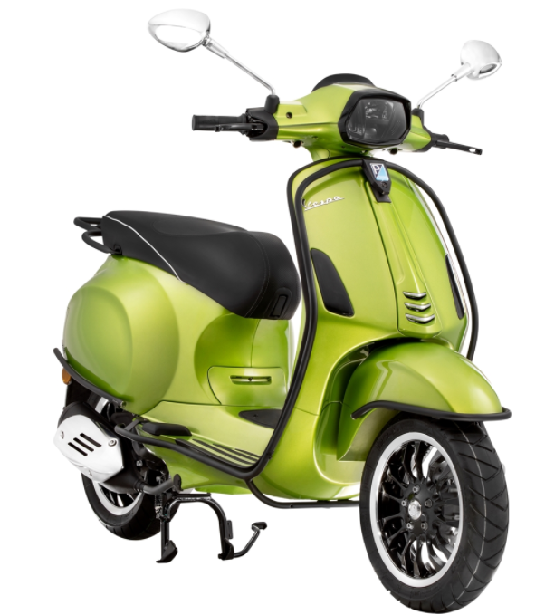 Anello portalampada per Vespa Sprint 50-150ccm ('18-), nero opaco