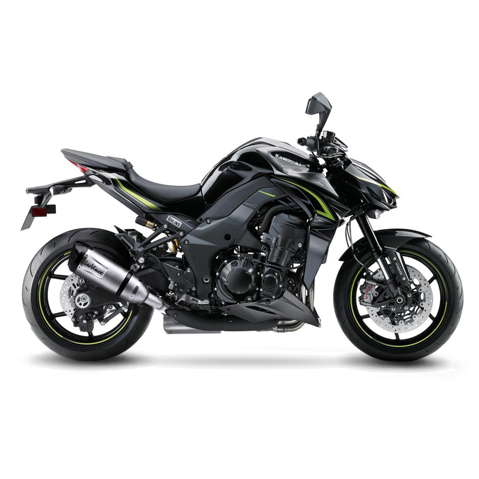 Impianto di scarico LeoVince SBK Factory S Evo 2, acciaio inox per Kawasaki Z 1000 / SX (Bj.17-19)