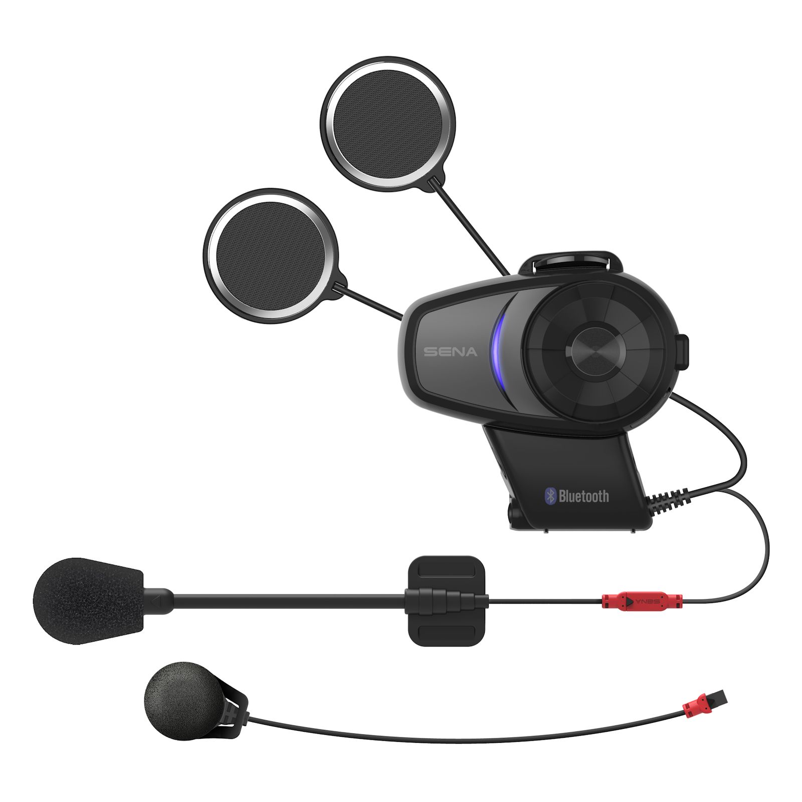 Set singolo SENA 10S - Sistema di comunicazione Bluetooth per motociclette