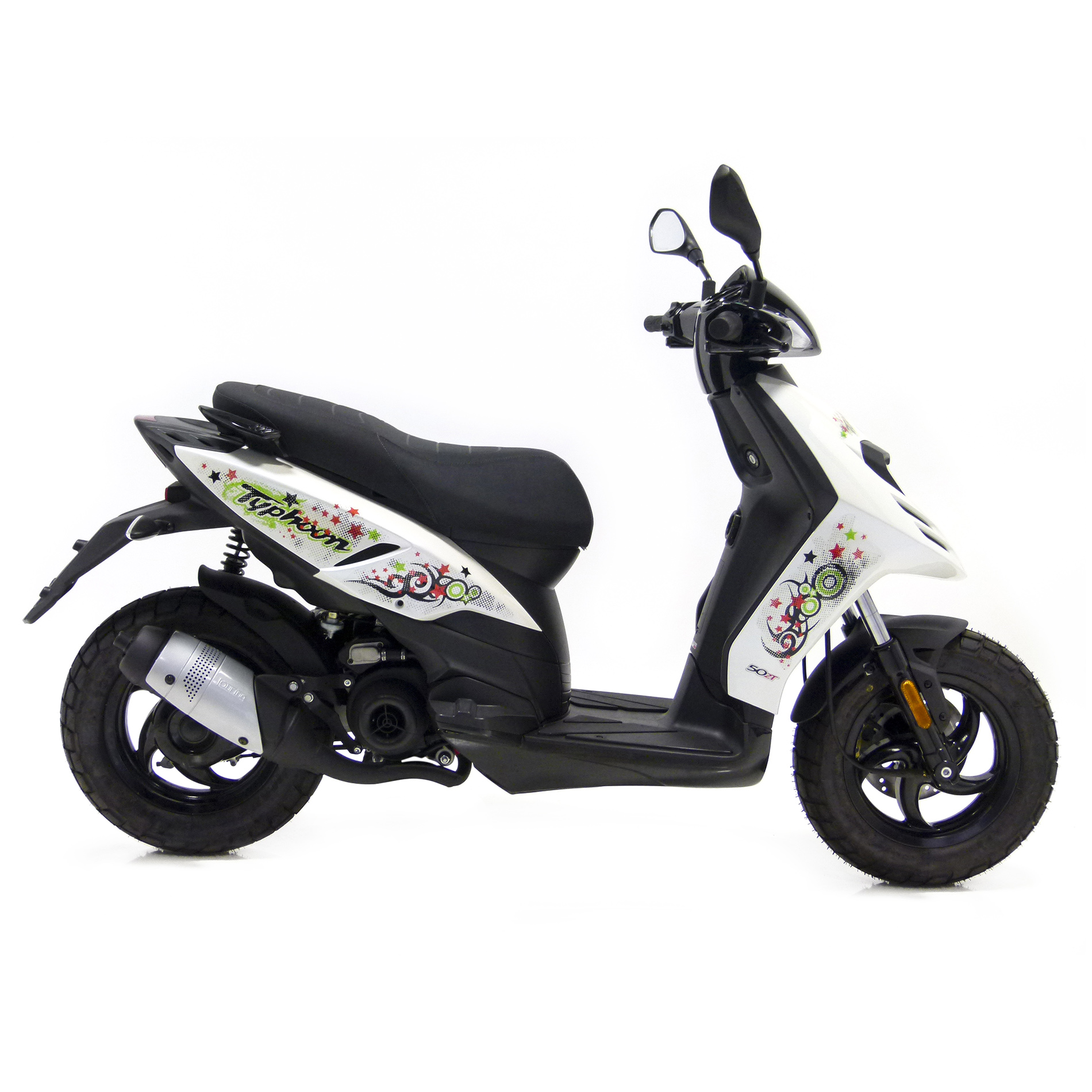 Impianto di scarico LeoVince touring, acciaio, impianto completo per NRG / Typhoon / ZIP