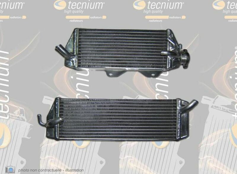 Radiatore maggiorato Tecnium sinistro - Kawasaki KX450F