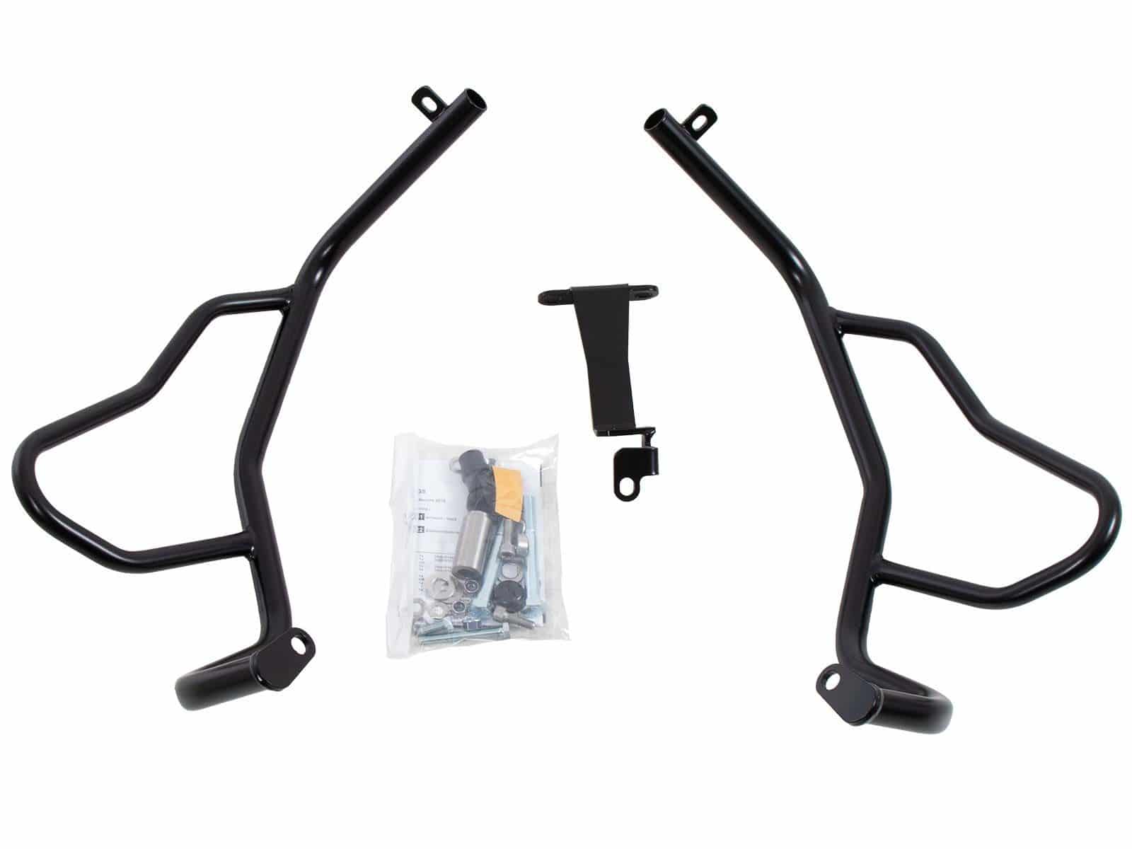 Barra di protezione serbatoio nera per BMW F 850 GS Hepco & Becker