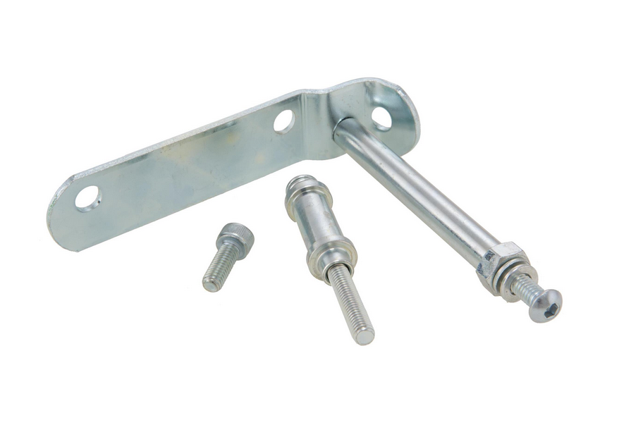 Portapacchi anteriore per Vespa Primavera /Sprint /Elettrica 50-150ccm, pieghevole, nero opaco