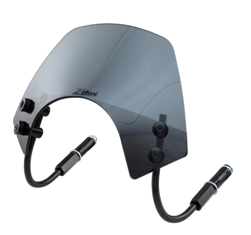 Flyscreen ZELIONI Racing per Vespa GTS/GTS Super/GT/GT L 125-300cc, nero oscurato