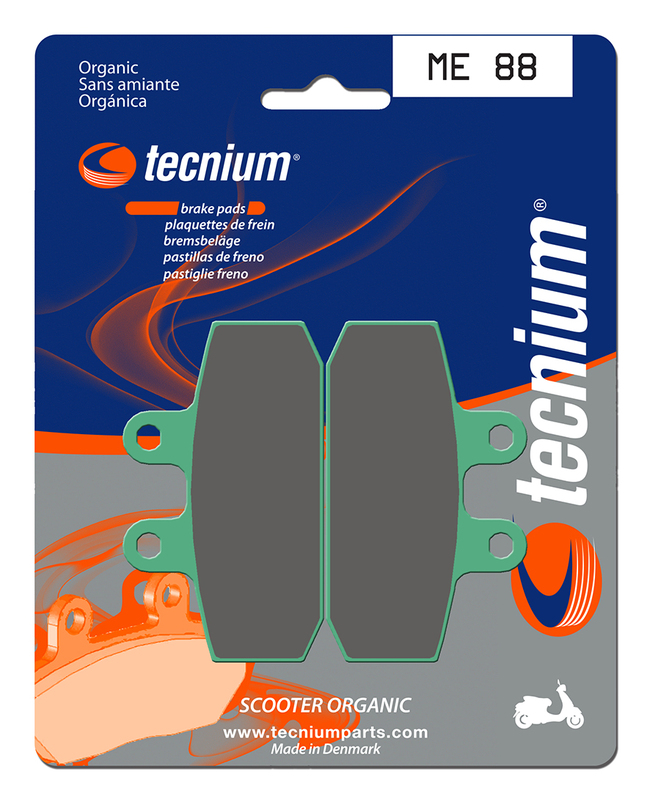 Pastiglie freno organiche per scooter Tecnium - ME88