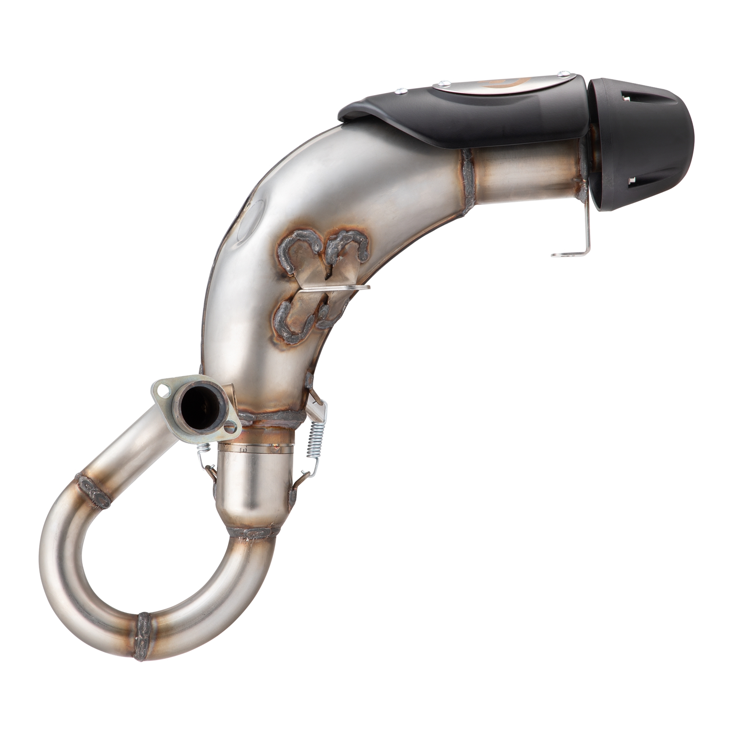 Scarico racing per Vespa GTS/​GTS Super/​GTV/​GT 60 125-300ccm i.e., 4T, LC, inox