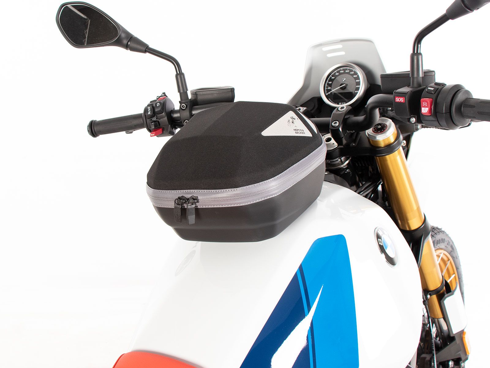 Anello serbatoio di base con blocco borsa serbatoio per BMW R 12 G/S (25-) Hepco & Becker
