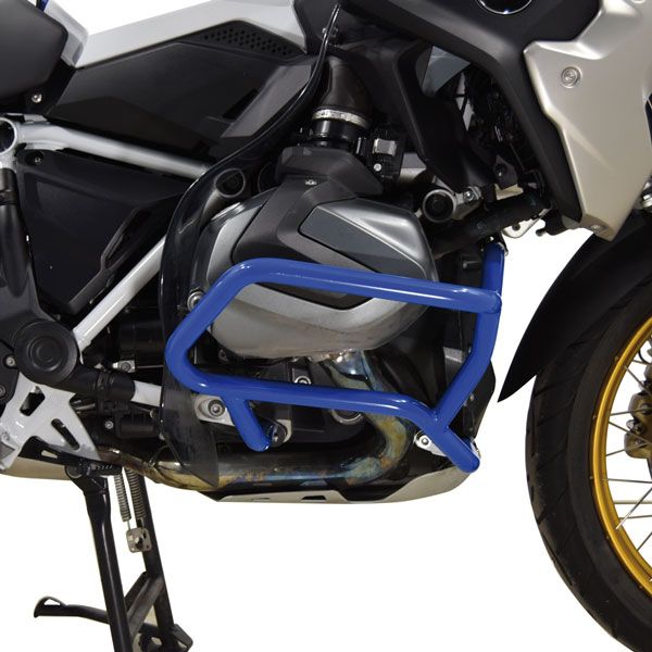 Barra di protezione inferiore per BMW R 1250 GS, ferro, blu