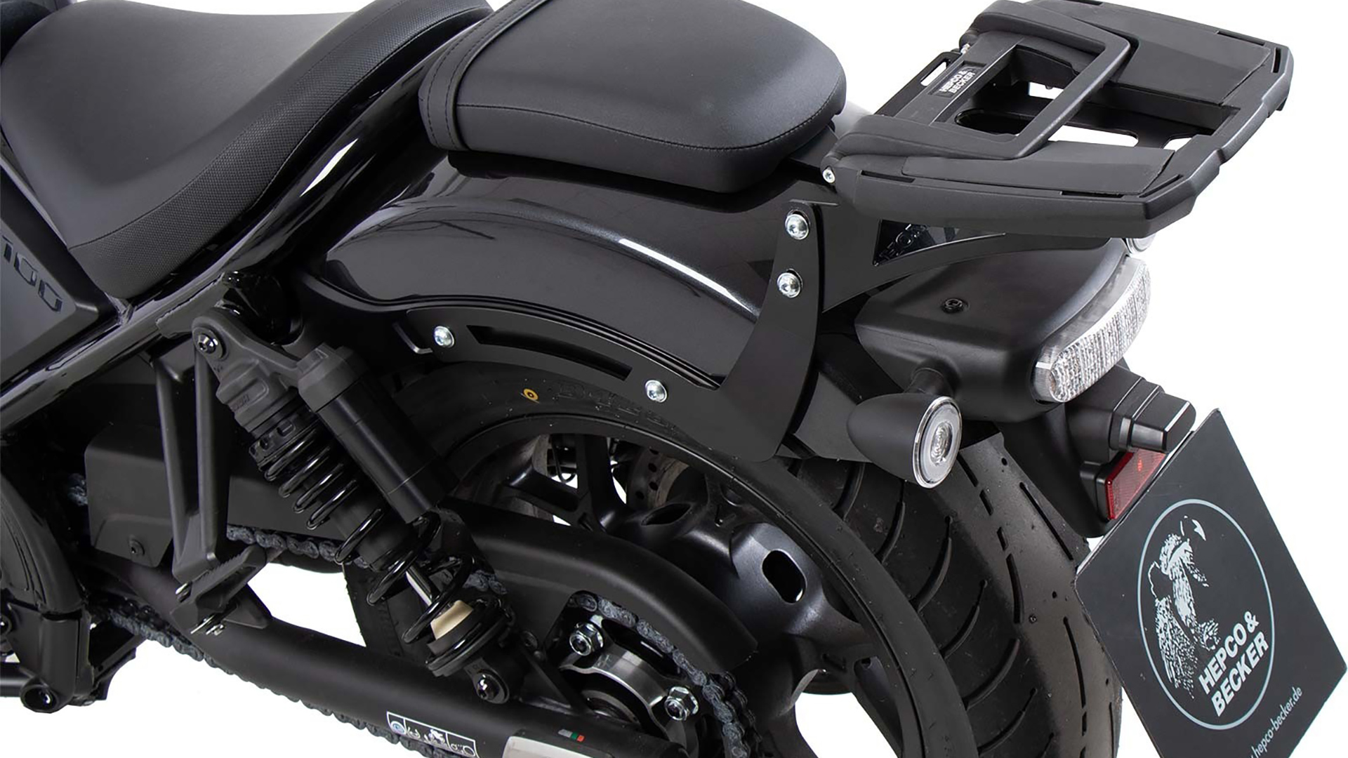 Portavaligie Easyrack nero per Honda CMX 1100 Rebel /DCT (21-24) Hepco & Becker