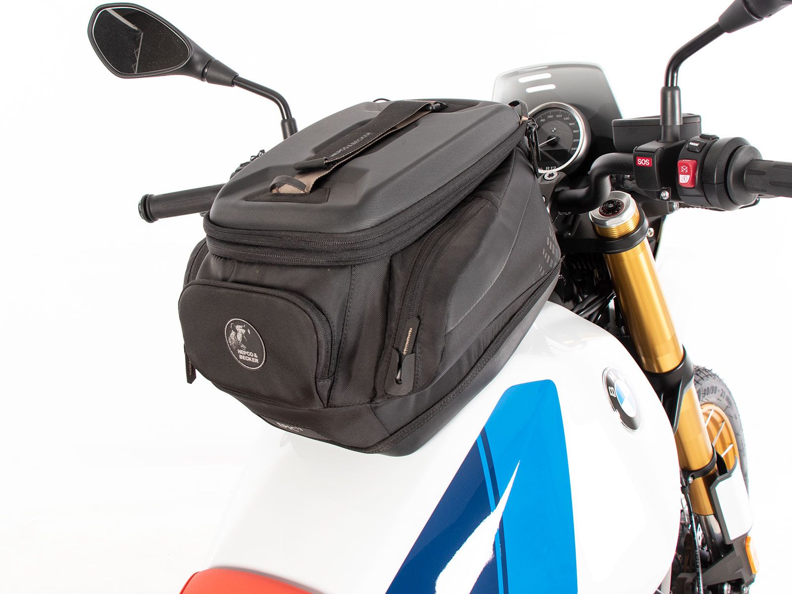 Anello serbatoio di base con blocco borsa serbatoio per BMW R 12 G/S (25-) Hepco & Becker