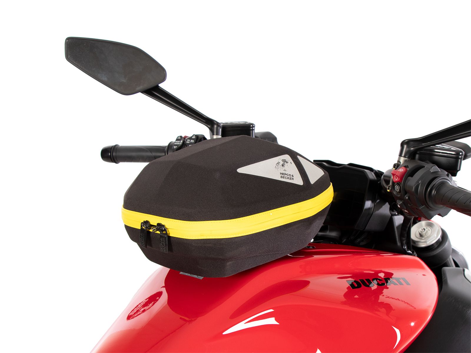 Anello serbatoio di base con blocco borsa serbatoio per Ducati Diavel V4 (23-) Hepco & Becker