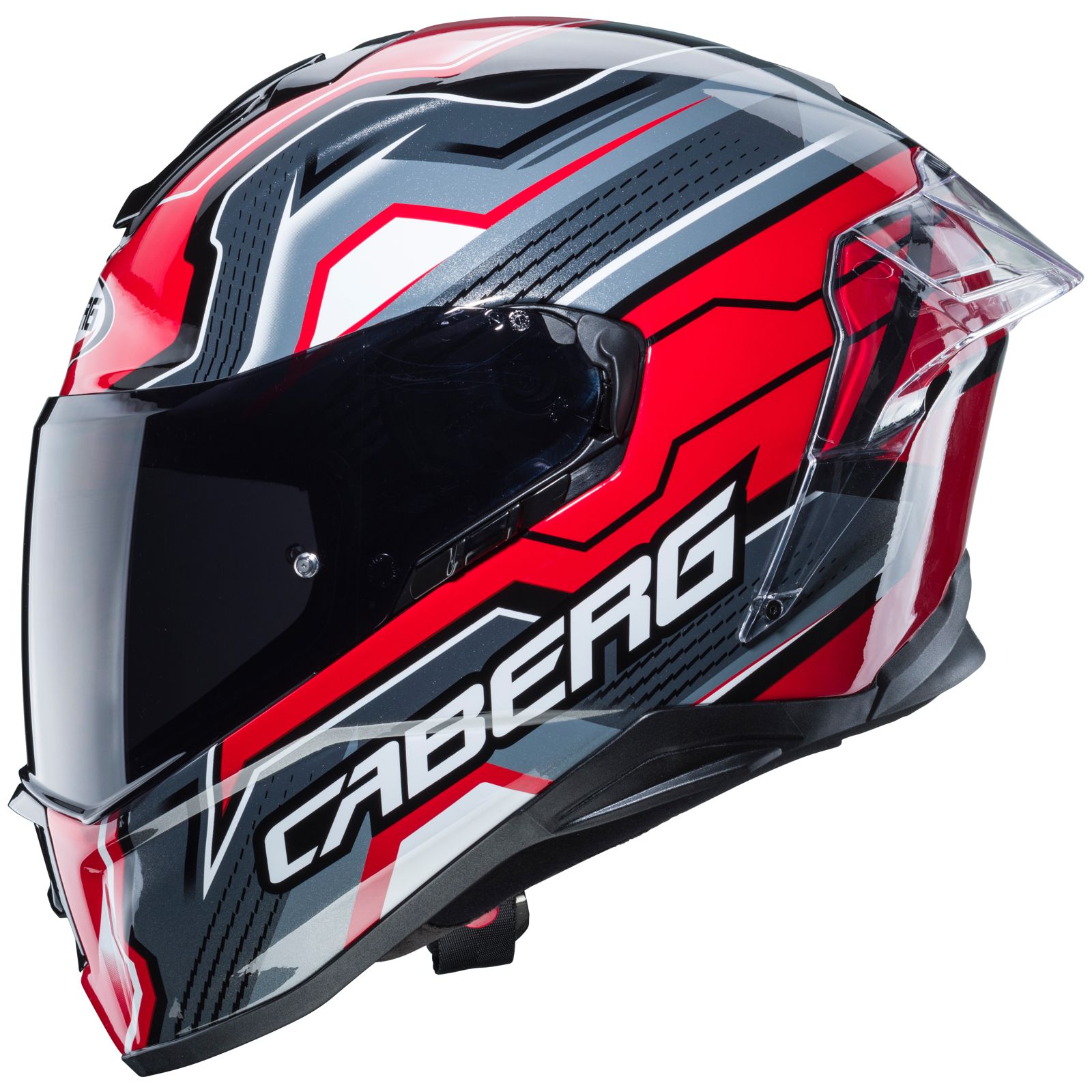 Caberg Casco Drift Evo LB29, nero/rosso antracite