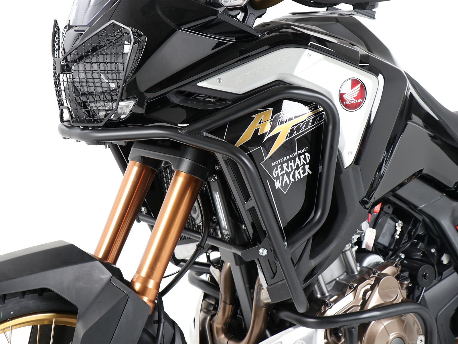 Protezione serbatoio nera per Honda CRF 1100 Africa Twin Adventure Sports (20-23)