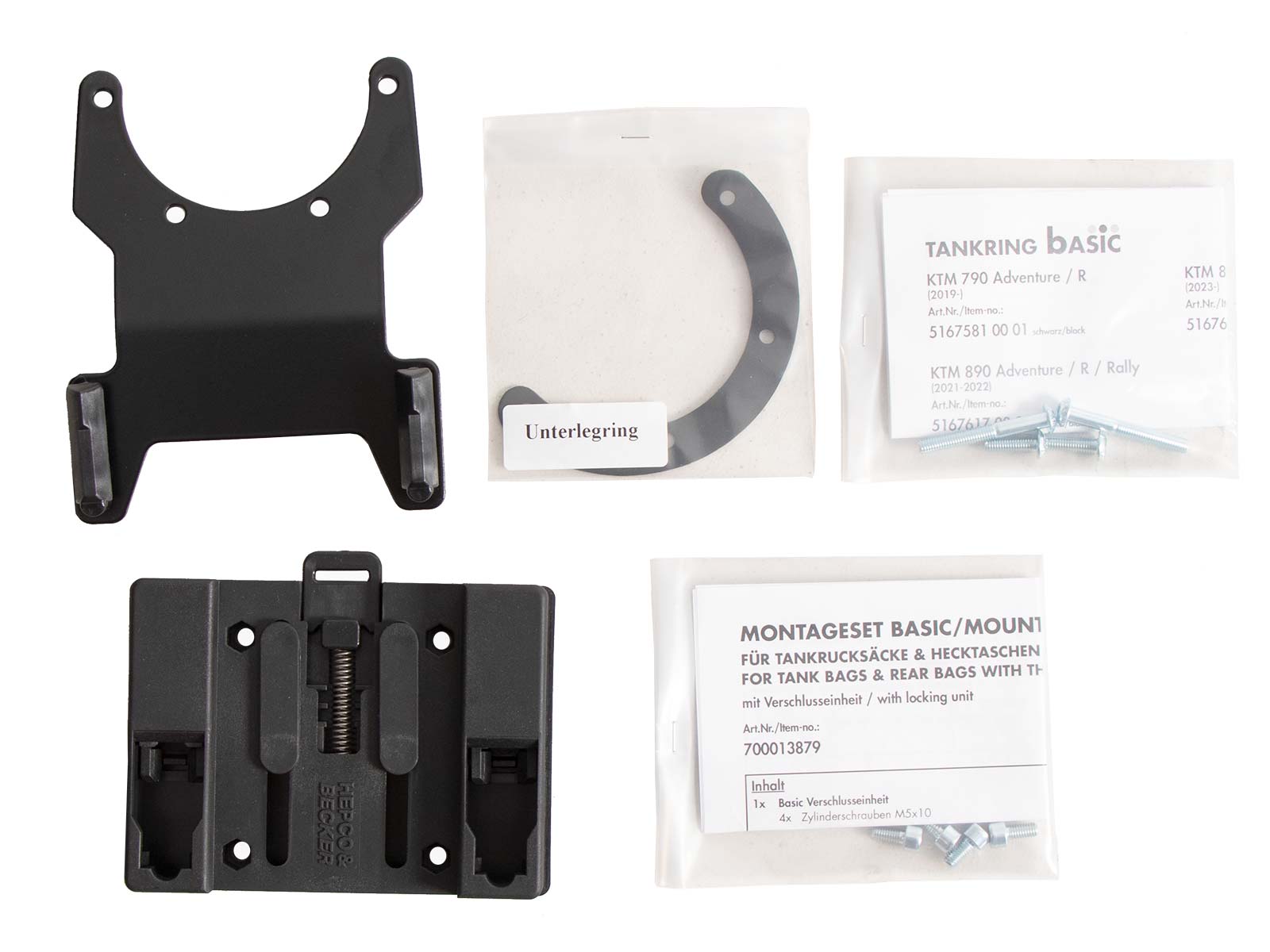 Anello serbatoio BASIC per KTM 790 Adventure (24-) Hepco & Becker
