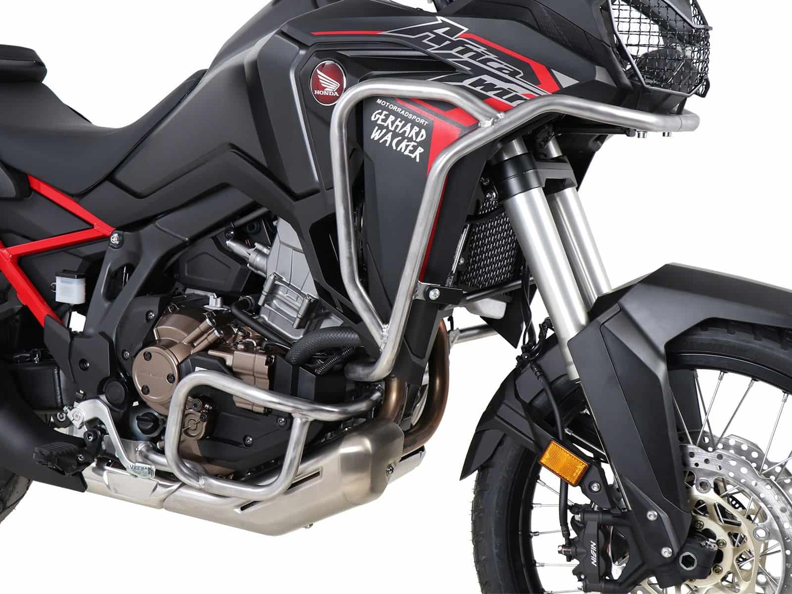 Protezione serbatoio in acciaio inox per Honda CRF 1100 L Africa Twin (20-23) Hepco & Becker