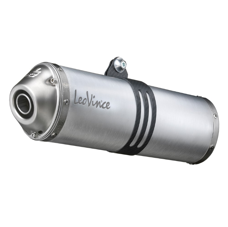 Scarico LeoVince X3, alluminio, slip on per Suzuki DR 650 SE (Bj.96-15)