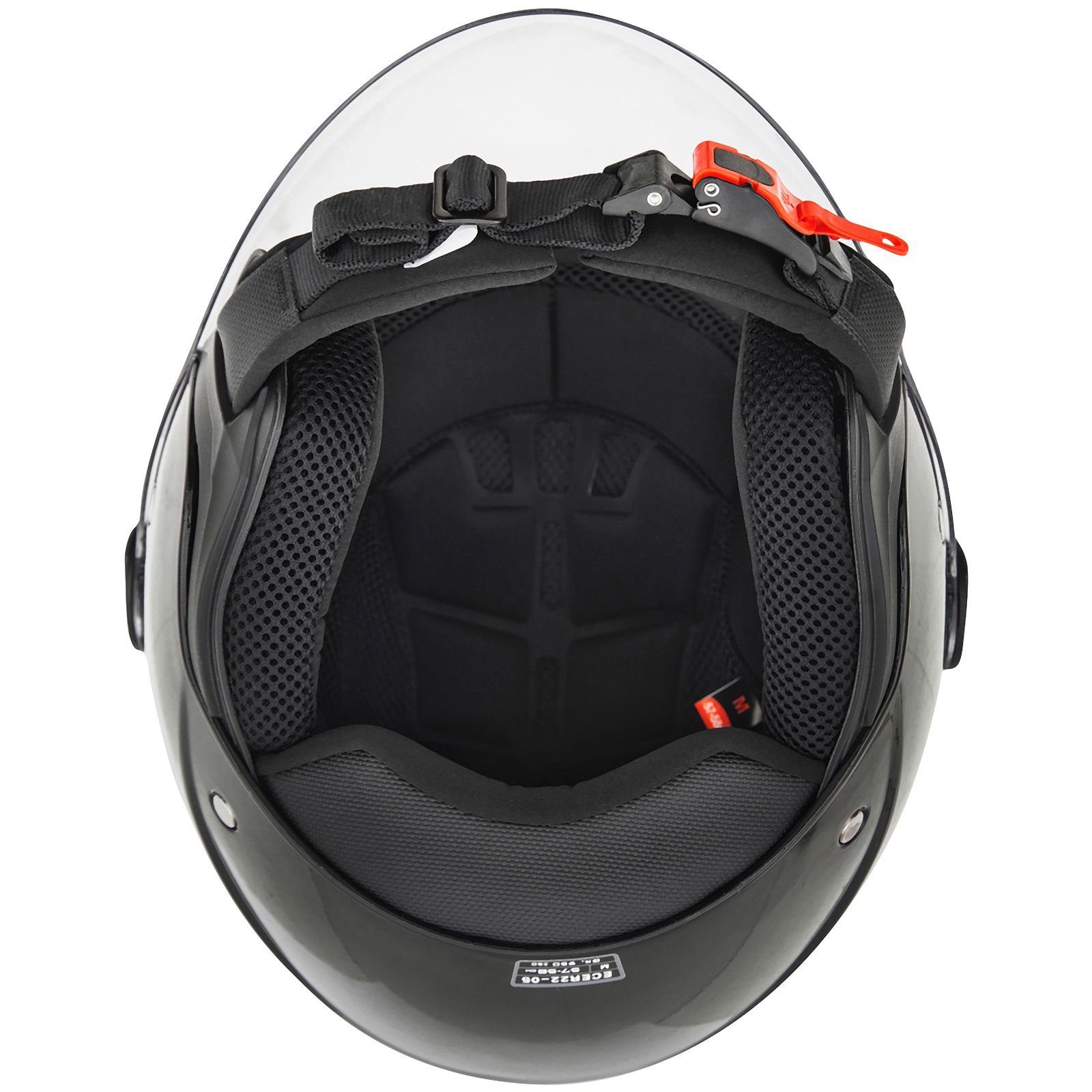 Casco Germot GM 196, nero opaco