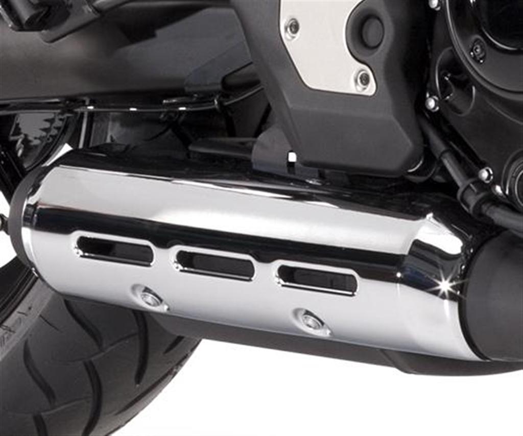 Coperchio scarico cromato per Vulcan S (Bj.15-19) Originale Kawasaki