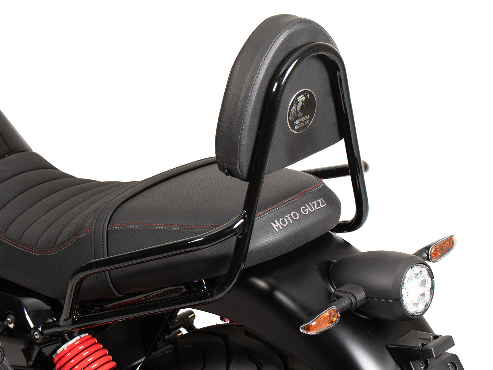 Sissybar nero senza portapacchi per Moto Guzzi V7 Stone Special Edition (22-) Hepco & Becker