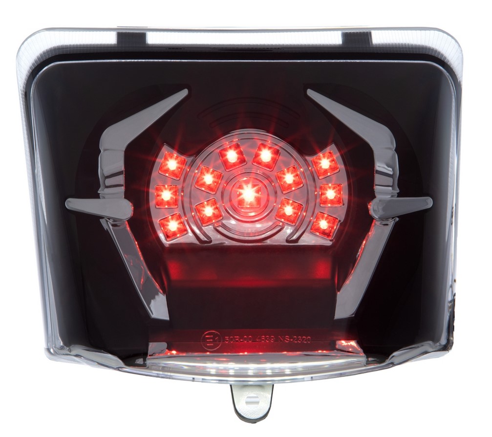 Fanale posteriore MK II LED per Vespa GTS/GTS Super/GTV 125-300cc HPE ('18-), trasparente