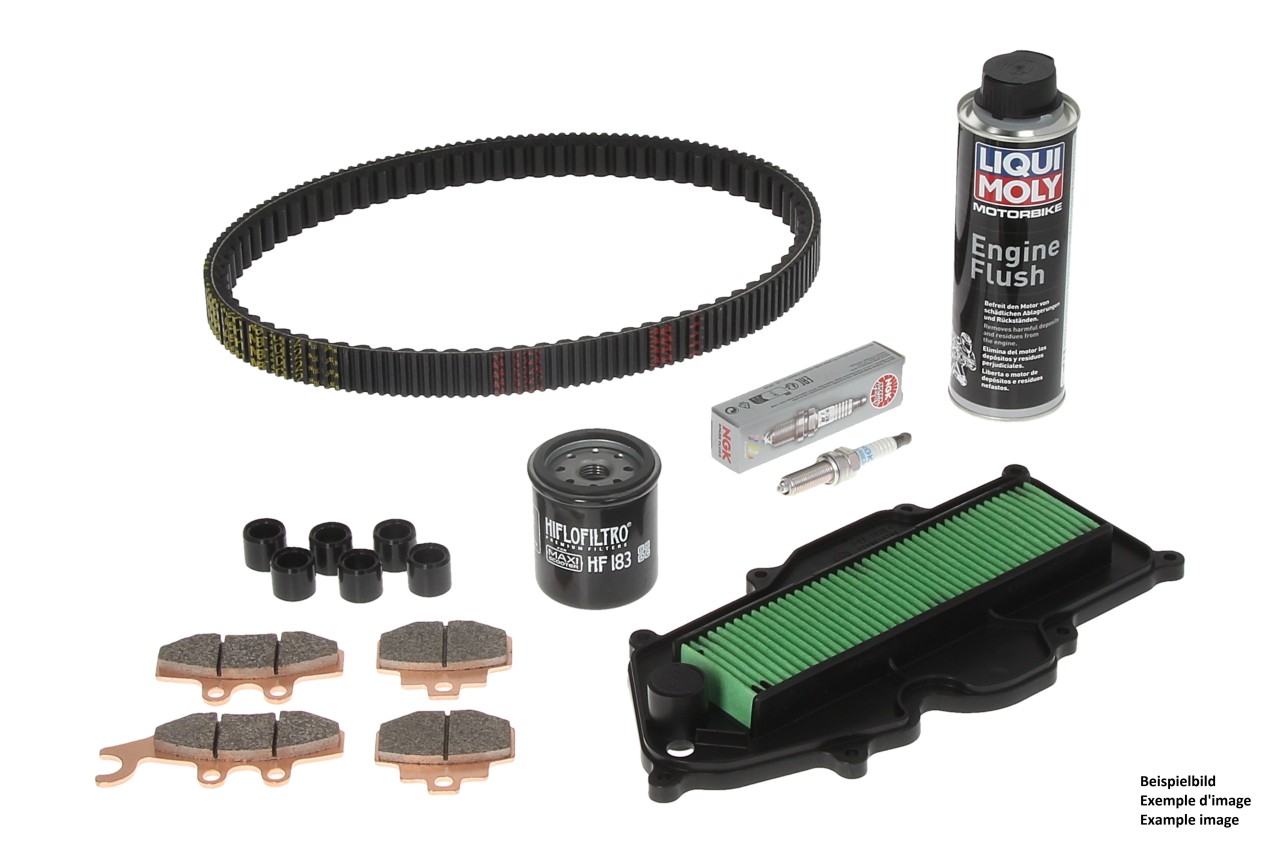 Kit di controllo premium con pastiglie freno + additivo Honda Pantheon 125 1998-2002 - NF ProKit
