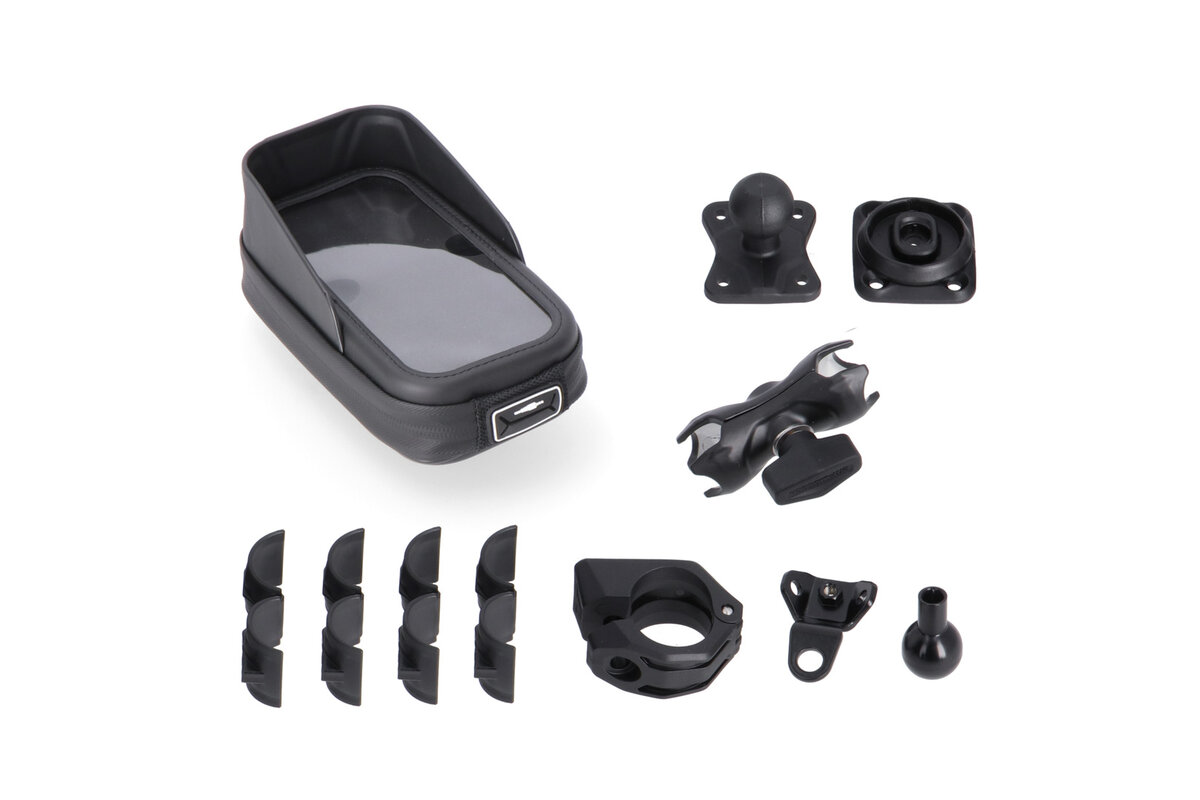 Kit di montaggio per navigatore satellitare SW-Motech T-Lock con custodia per telefono per BMW R 12 G/S (25-)