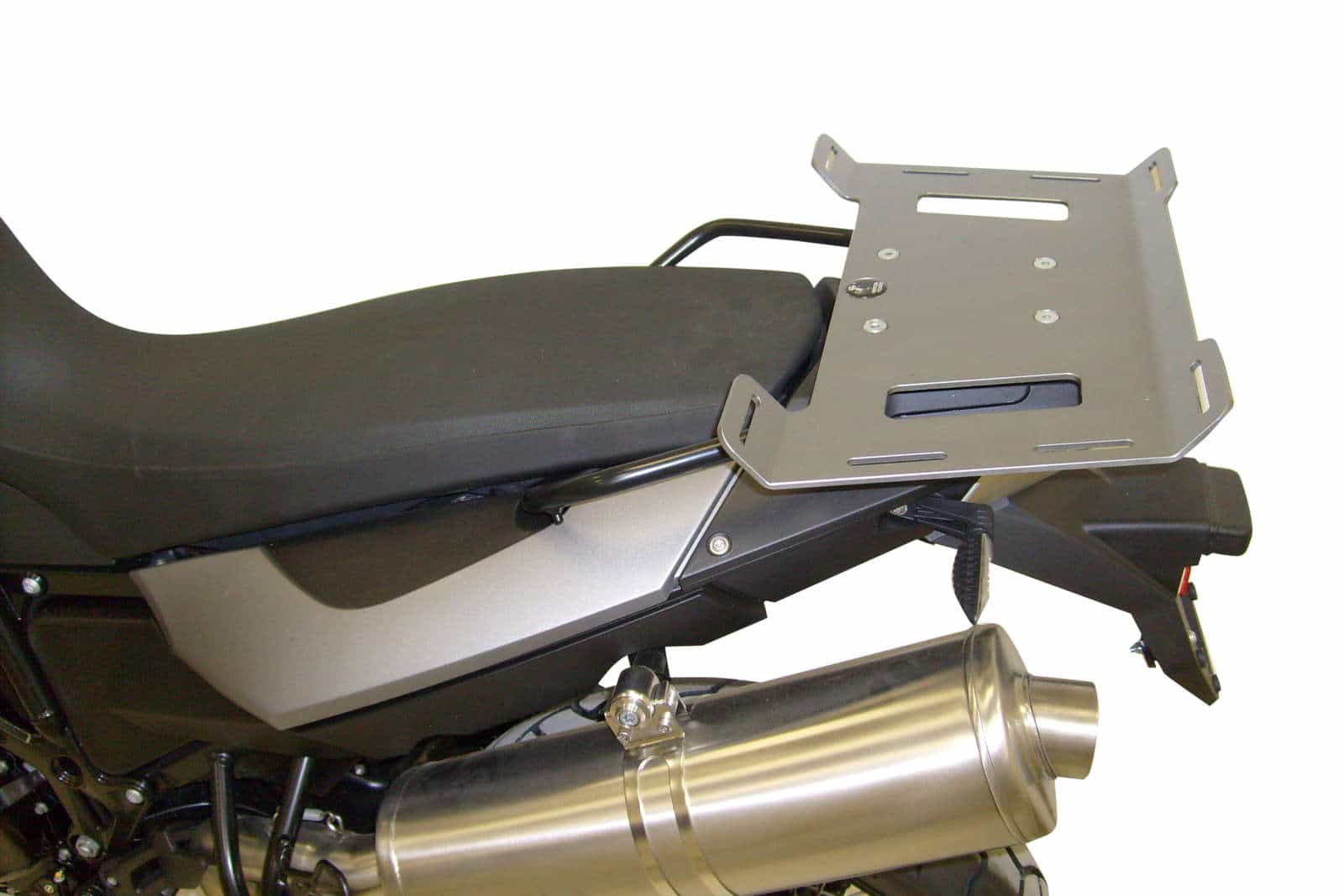 Estensione portapacchi argento per BMW F 650 GS Twin (08-11)/F 700 GS (12-17)/F 800 GS (08-18)