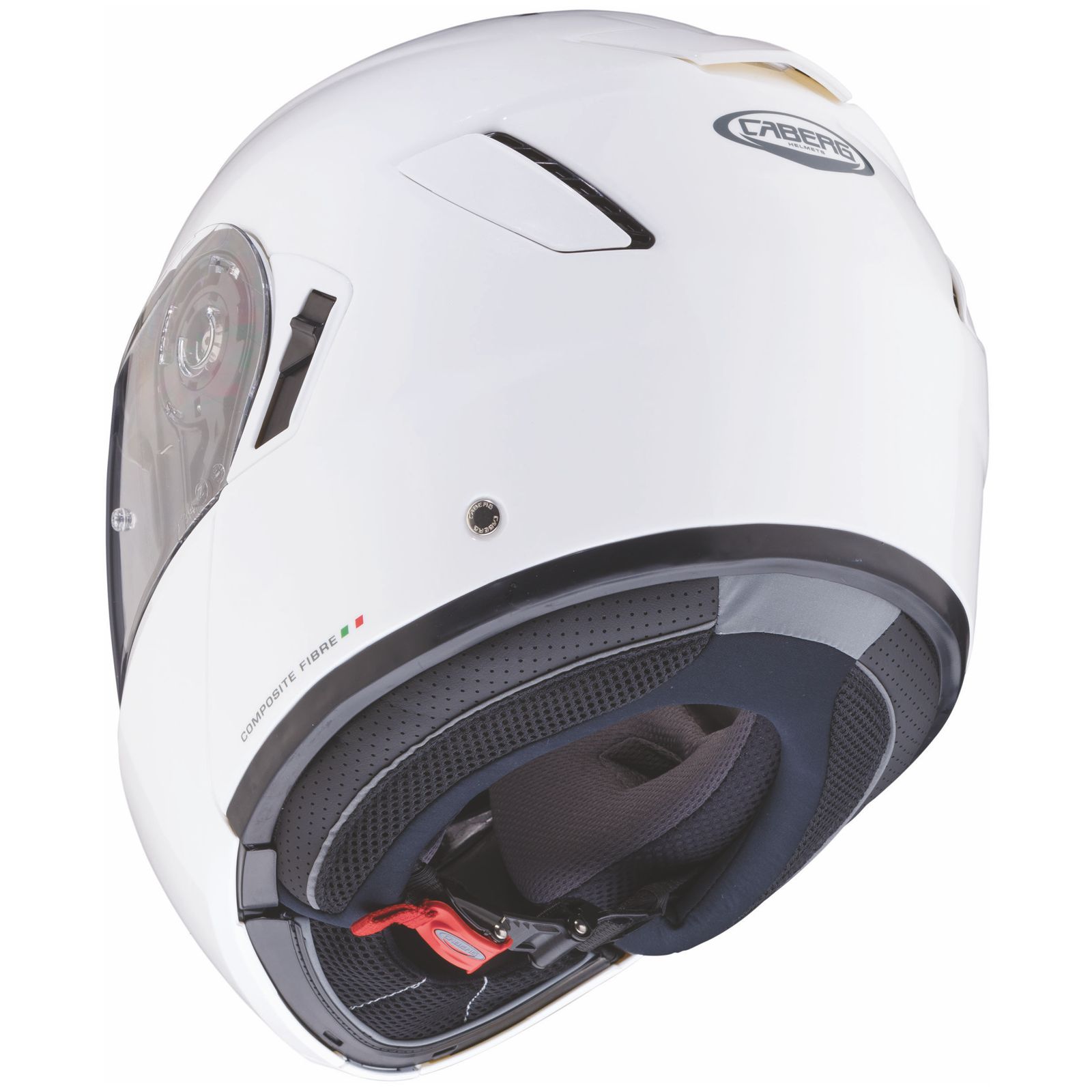 Caberg Casco Levo, bianco metallizzato