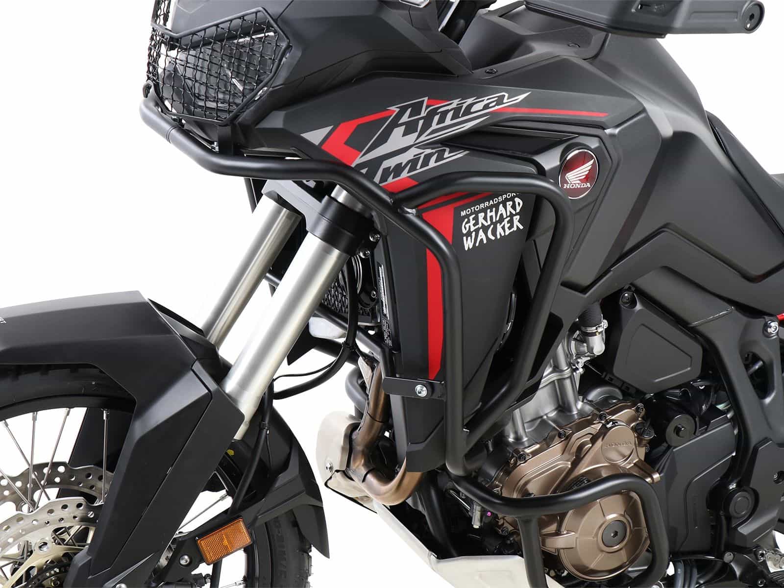 Barra di protezione serbatoio nera per Honda CRF 1100 L Africa Twin (20-23) Hepco & Becker