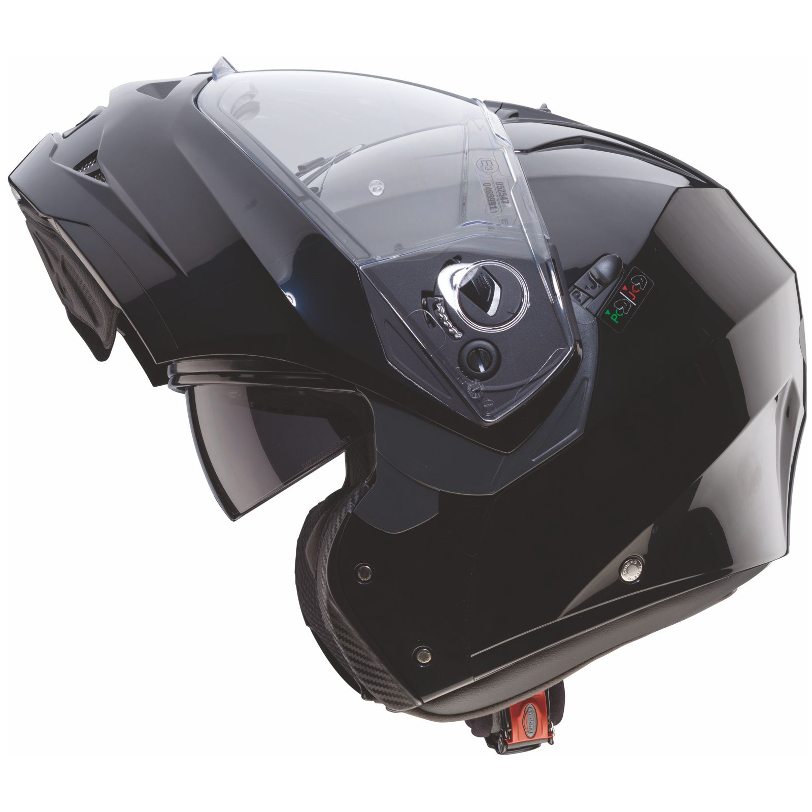 Casco Caberg Duke II Smart, nero (non verniciato)
