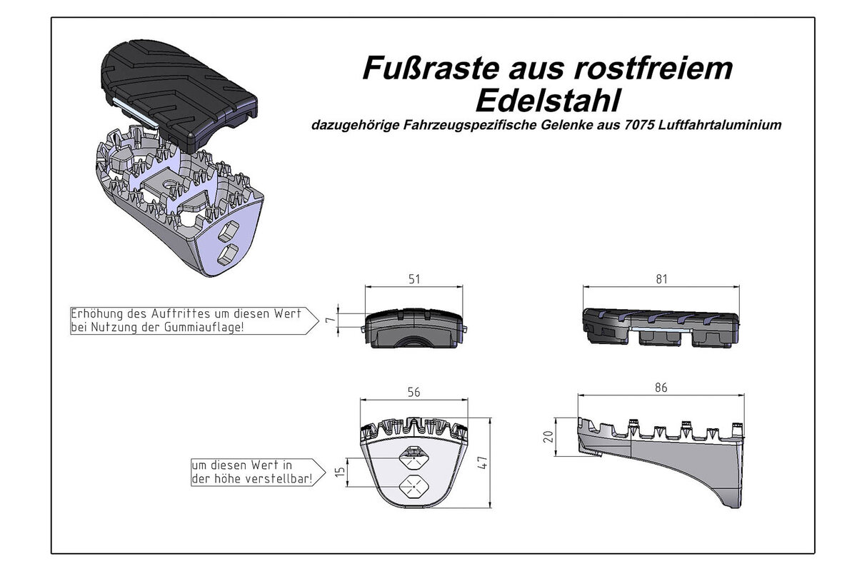 Barra antiurto per Aprilia Tuareg 660 (21-) SW Motech