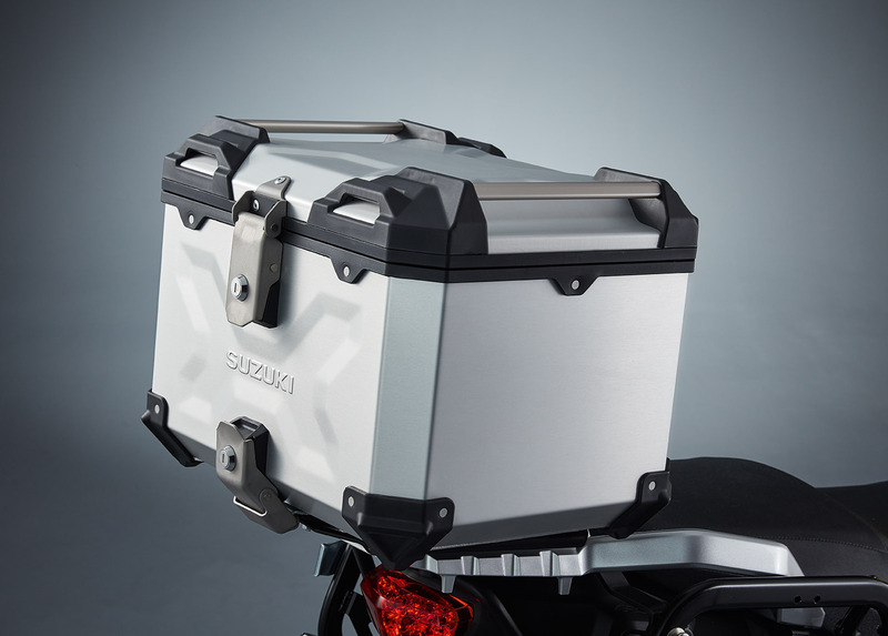 Bauletto, alluminio, argento per Suzuki V-strom 1050
