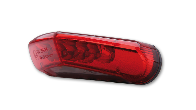 HIGHSIDER luce posteriore intelligente a LED nera omologata E (1 pezzo)