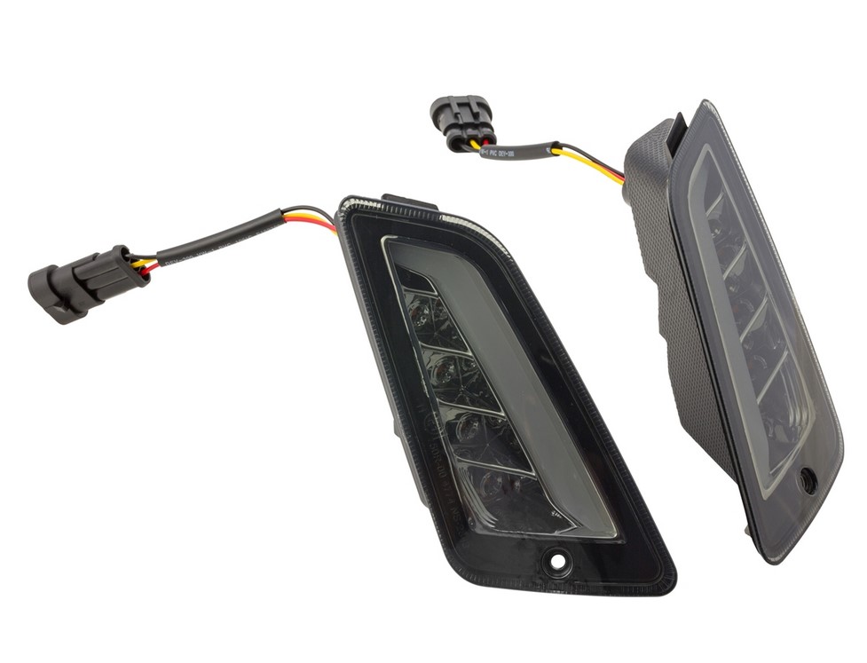 Kit indicatore di direzione anteriore destro/sinistro per Vespa GTS/GTS Super/GTV/GT 60/GT/GT L ('03-'13), colorato