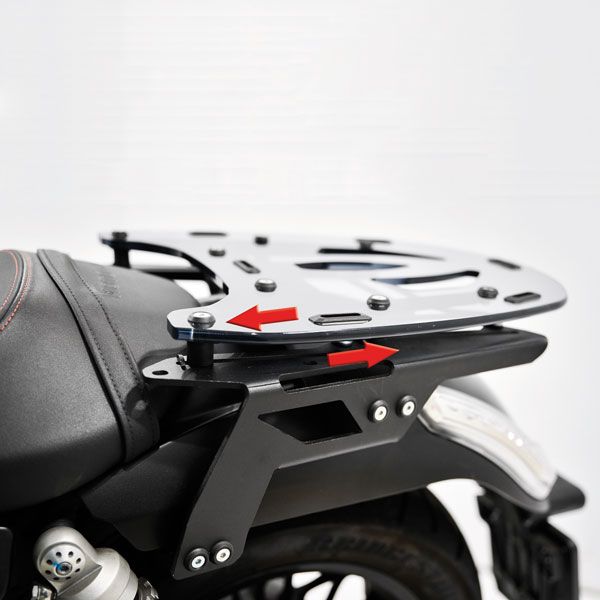 Portapacchi posteriore in PMMA per Moto Guzzi Audace (17-20)