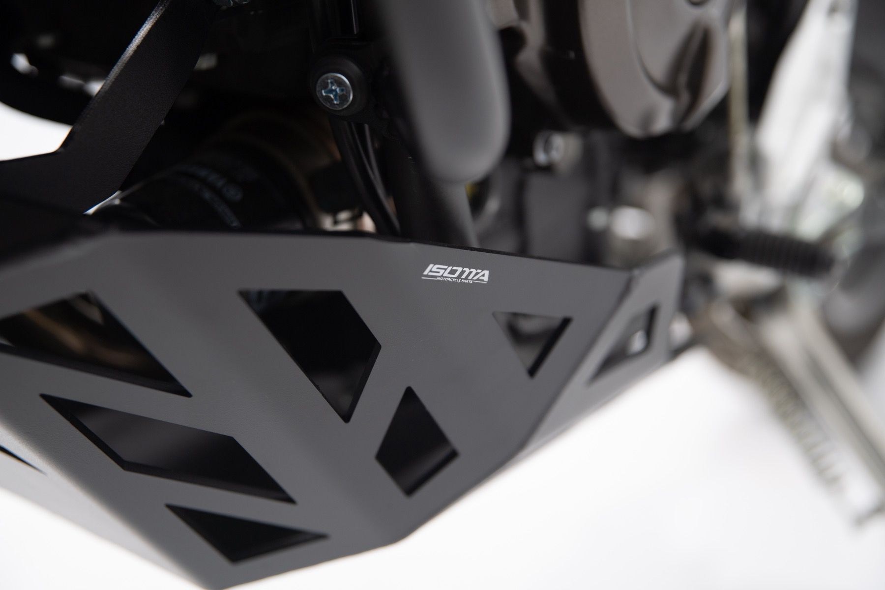 Piastra di protezione del motore nera per Yamaha Ténéré 700 (19-24)