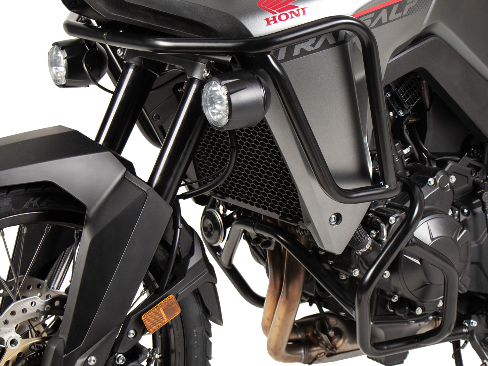 Barra di protezione serbatoio nera per Honda XL 750 Transalp (25- ) Hepco & Becker