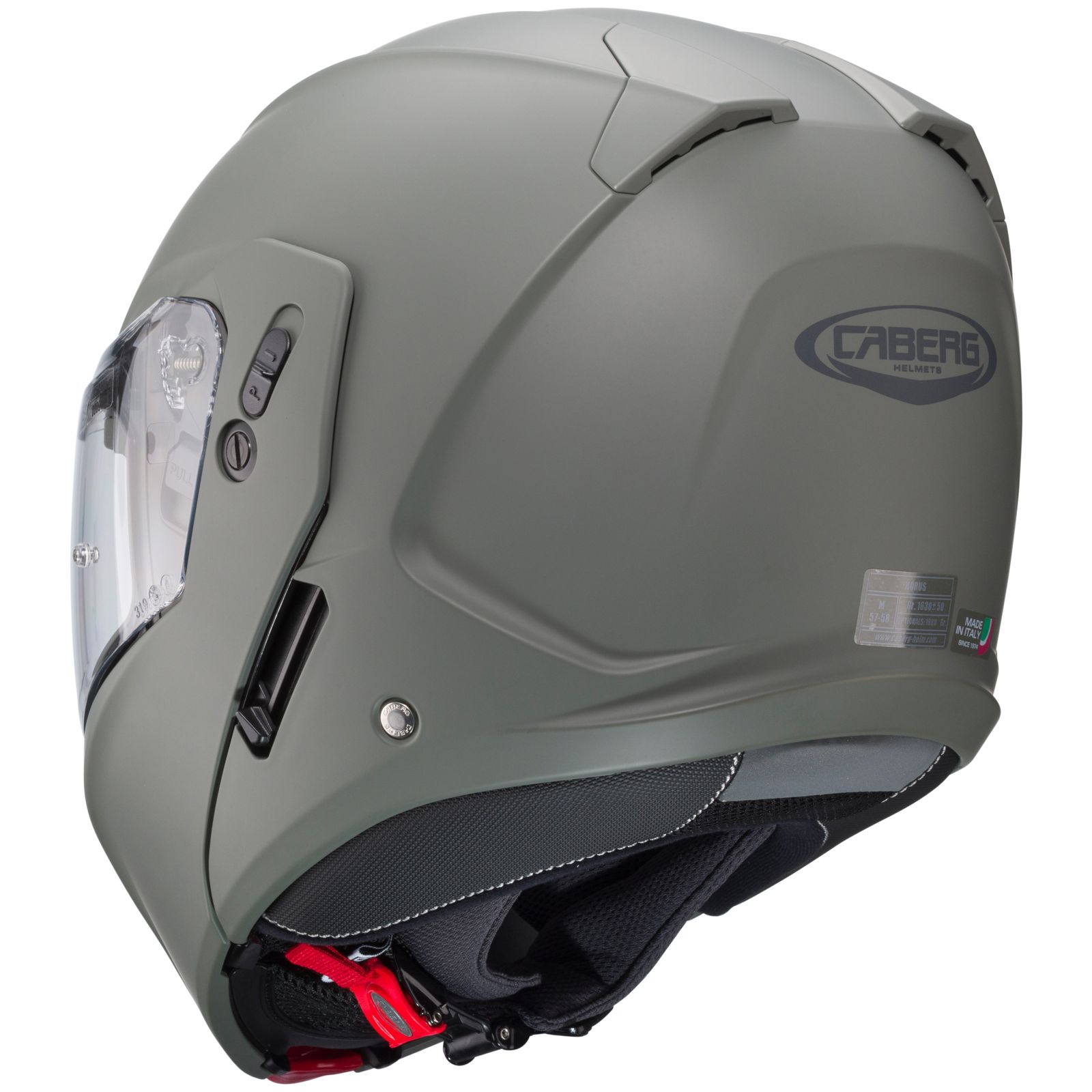 Caberg Casco Horus, grigio opaco/camoscio