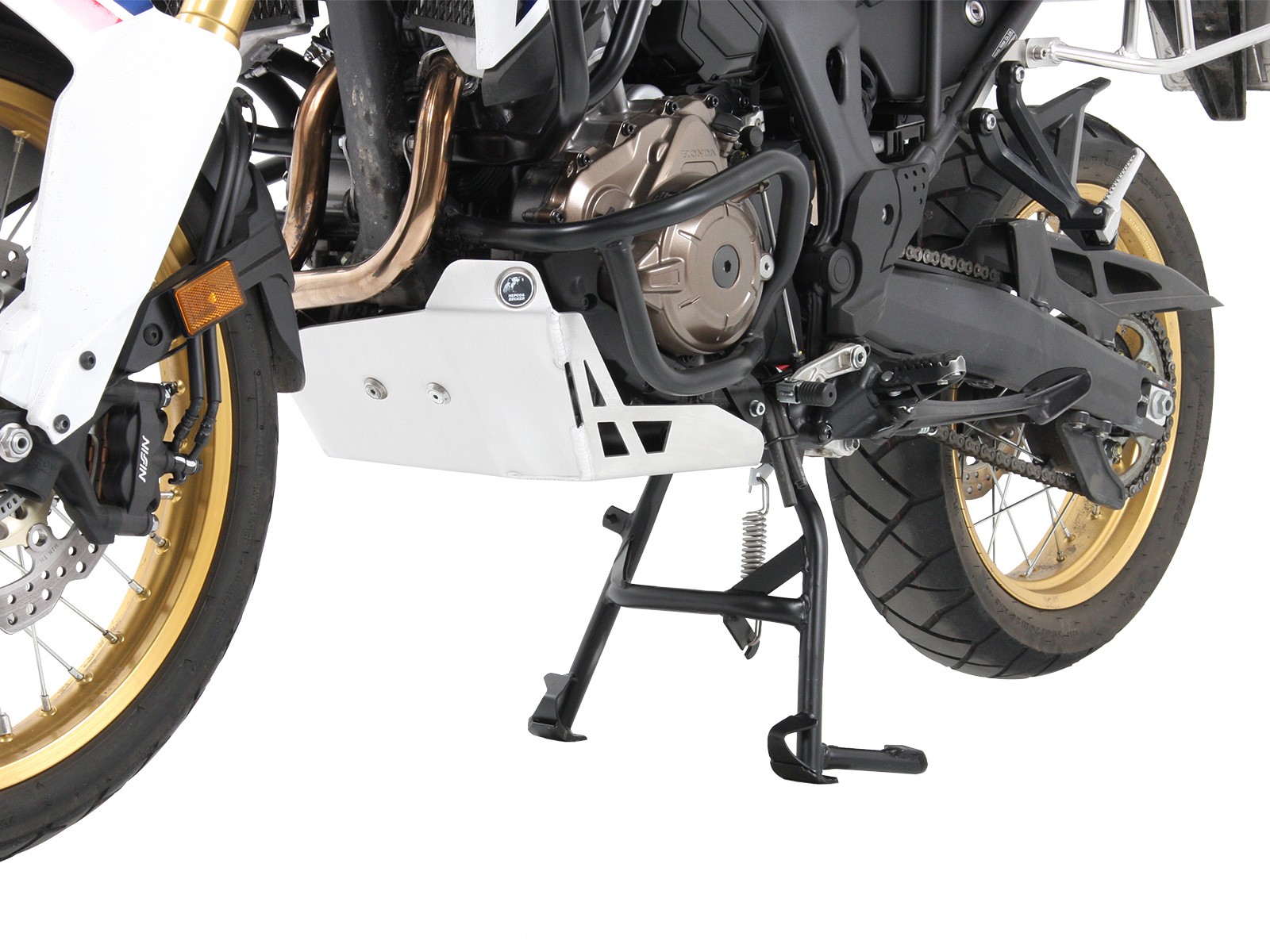 Cavalletto centrale nero per Honda CRF 1000 Africa Twin (Bj.16-17) Hepco & Becker