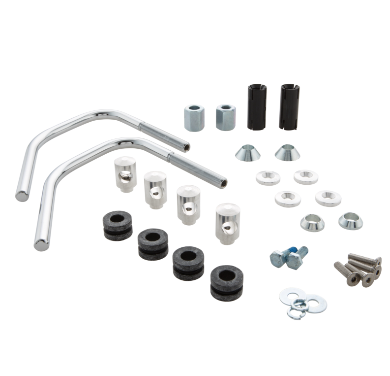 Zanzariera per Vespa Sprint 50-150cc 2T/4T, supporti argento, nero oscurato